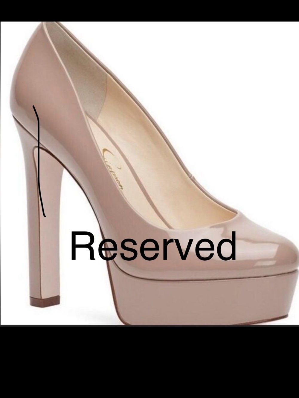 NEW Jessica Simpson "Nellah" patent platform heel sz7

RESERVED!!!